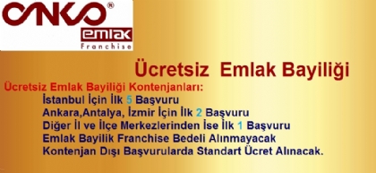 Ücretsiz Emlak Gayrimenkul  Bayiliği 