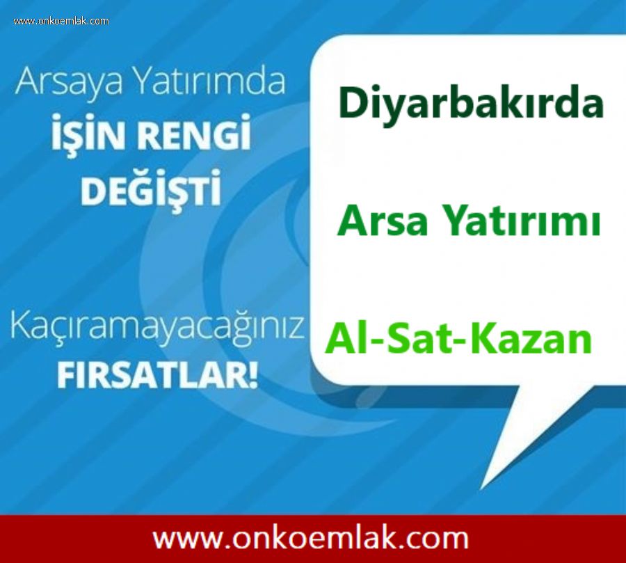 Satılık 12 Dönüm Arazi Diyarbakır Pirinçlik