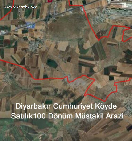 Diyarbakır Cumhuriyet Köyde Satılık Arazi