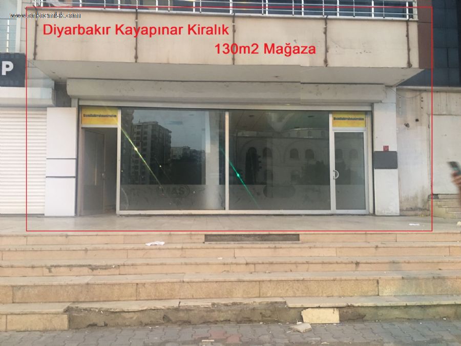 Diyarbakır Kayapınar Kiralık130m2 Dükkan